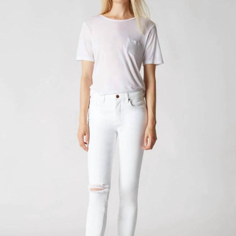 Shop Blanknyc Skinny Ripped Knee Jean In White