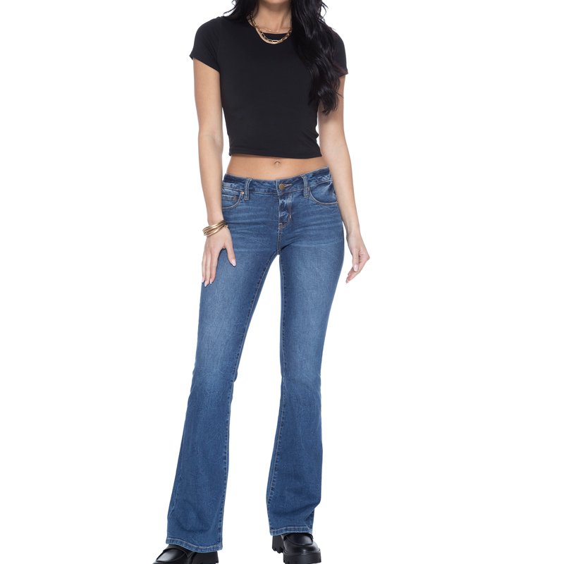 Shop Blue Revival Recycled Y2k Boot Jeans In Blue