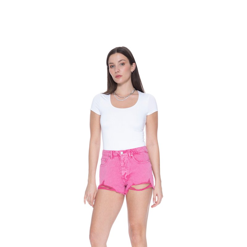 Shop Blue Revival Wild & Free Short In Raspberry In Pink