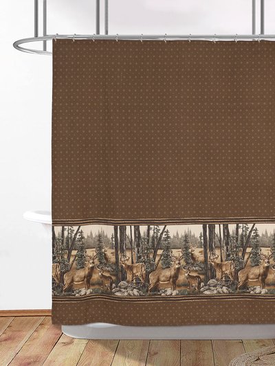 Blue Ridge Trading Whitetail Dreams Shower Curtain product