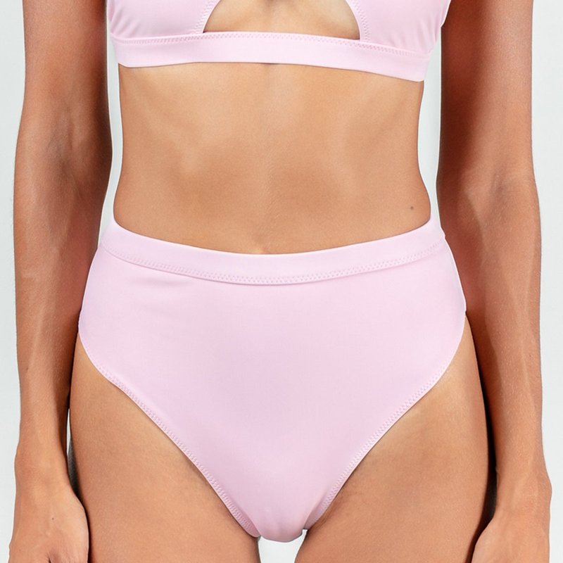 Boardies Cotton Candy High Waisted Bottom In Pink