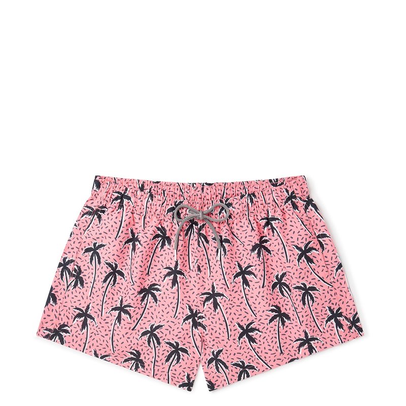 Boardies Flair Palm Pink Shortie