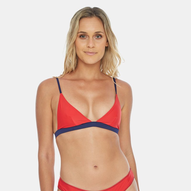 Boardies Midnight Sun Triangle Top In Red