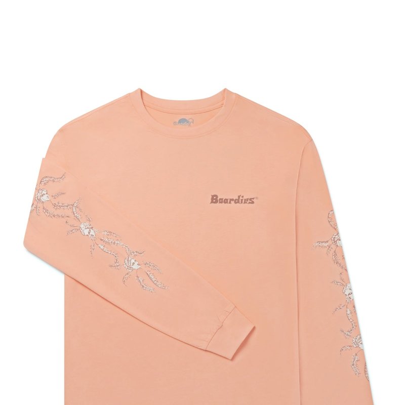 Boardies Palm Heads Long Sleeve T-shirt In Orange