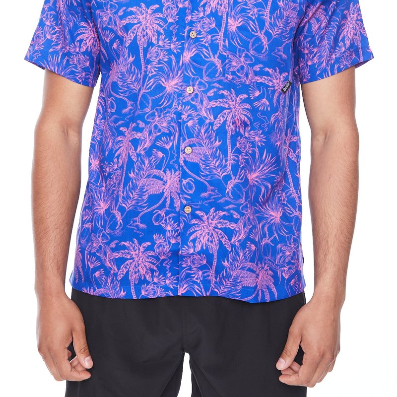 Boardies Palms Shirt In Blue