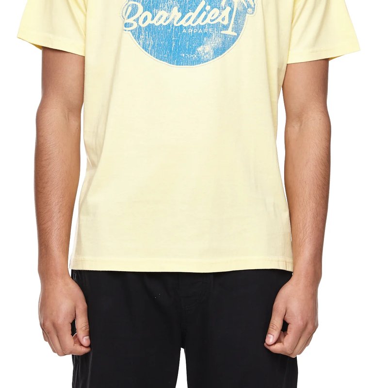 Boardies Vintage Logo Yellow T-shirt