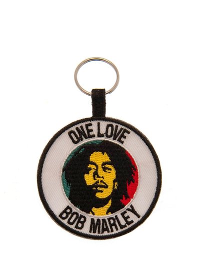 Bob Marley Bob Marley One Love Woven Keychain (White/Black/Yellow) (One Size) (One Size) product