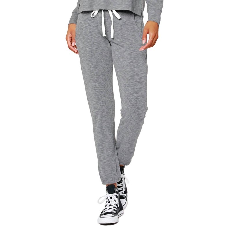 Shop Bobi Jogger Sweatpants In Grey