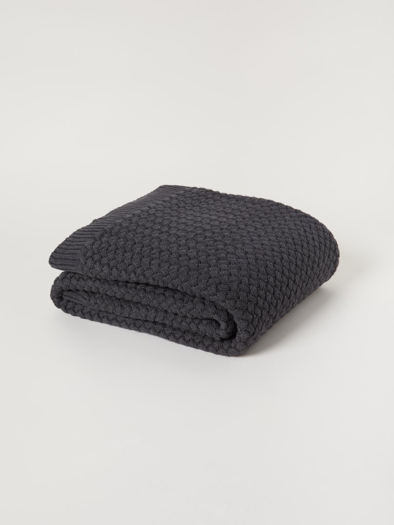 Boll & Branch Chunky Knit Organic Cotton Throw Blanket | Verishop