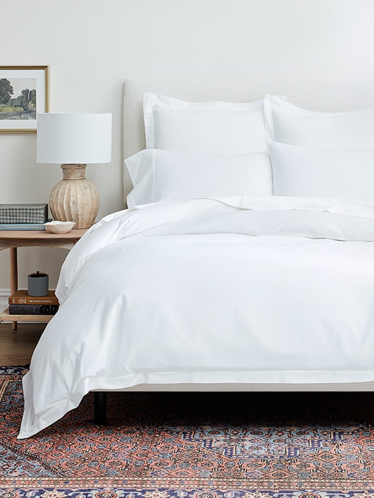 Boll Branch Solid Hemmed Organic Cotton Duvet Cover Verishop