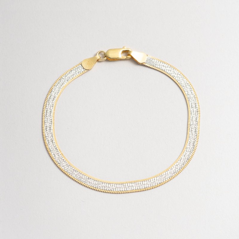 Bonheur Jewelry Cassie Gold And Silver Chain Bracelet