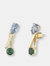 Felicity Earrings with Ear Jackets - Multi