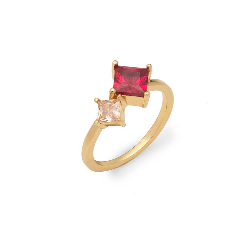 Bonheur Jewelry Marion Multi Stone Ring In Gold