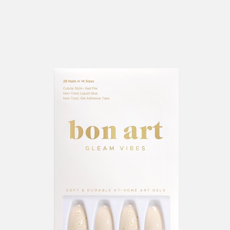 Bonmuz Cotton Daisy | Soft & Durable At-home Art Gel Nails