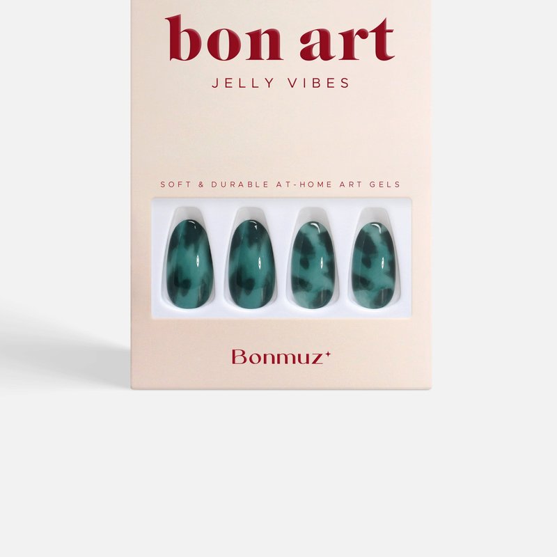 Bonmuz Emerald Amber | Soft & Durable At-home Art Gel Nails