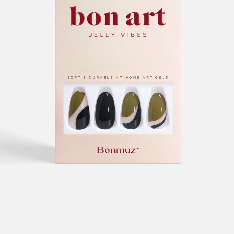 Bonmuz Mellow Olive | Soft & Durable At-home Art Gel Nails