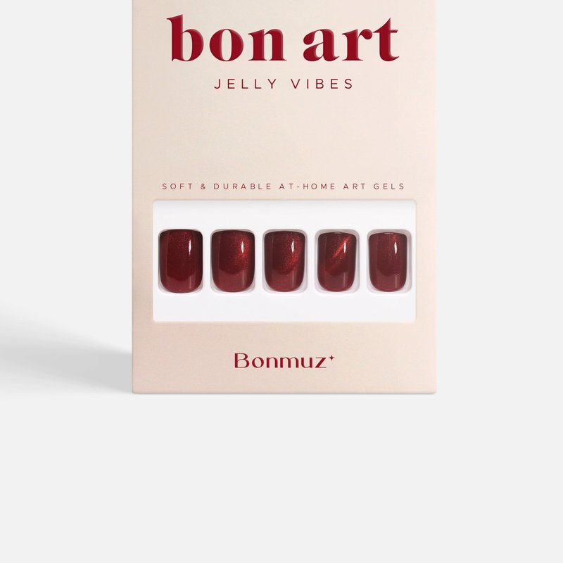 Bonmuz Starlite Red | Soft & Durable At-home Art Gel Nails