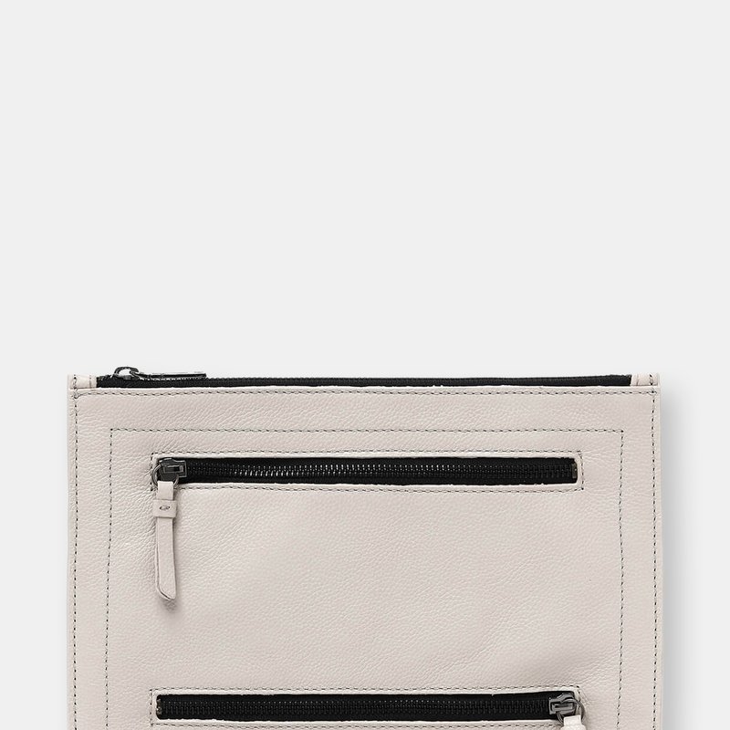 Botkier Chelsea Large Clutch In Dove