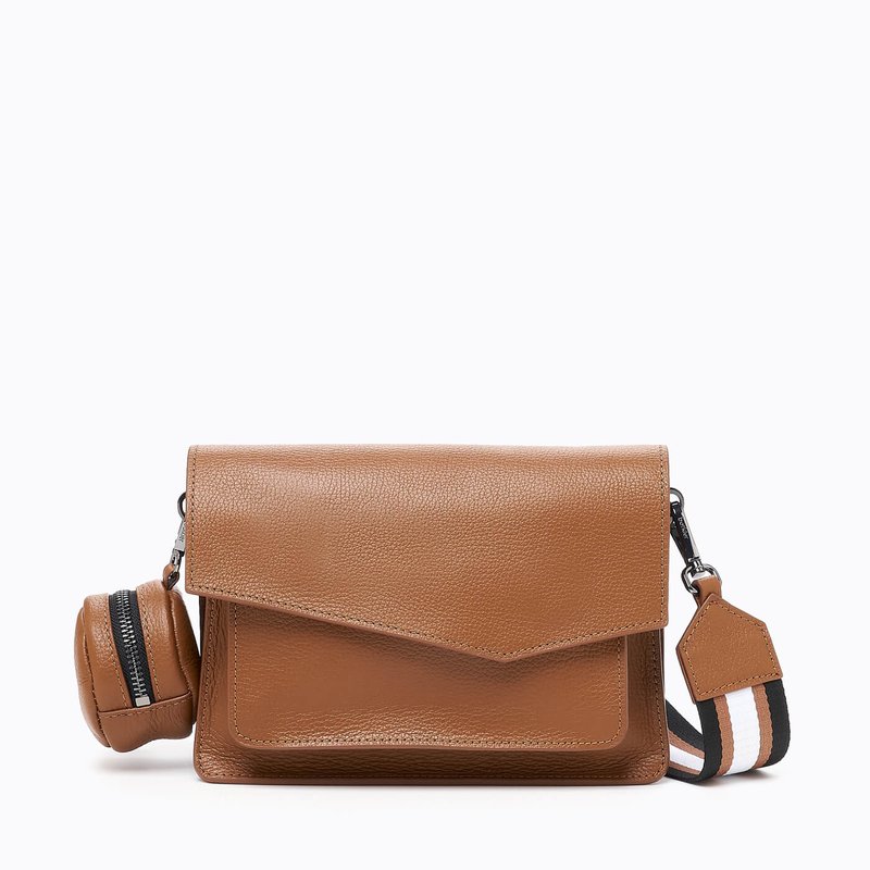 Botkier Cobble Hill Small Leather Crossbody In Brown