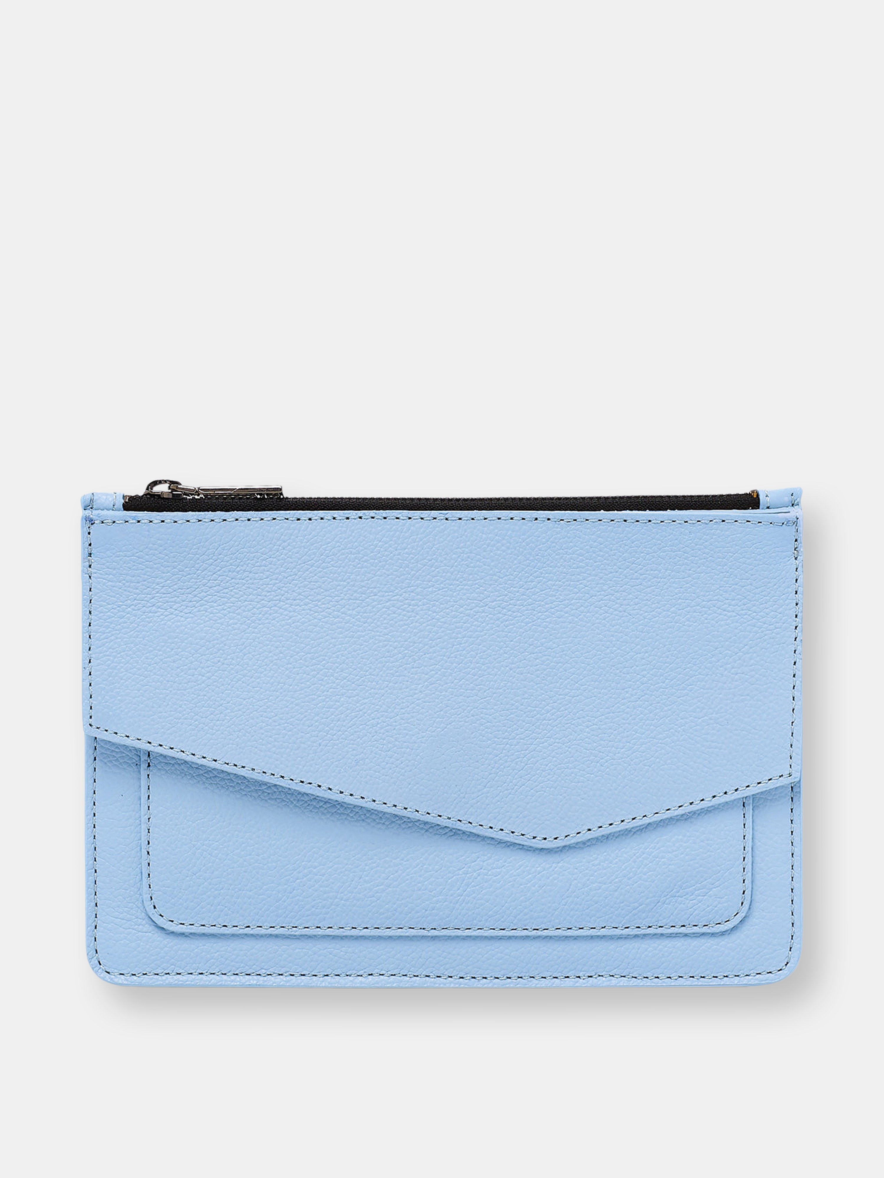 Botkier Cobble Hill Large Clutch In Blue