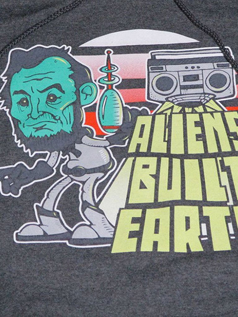 Aliens Built Earth X Champion Hoodie