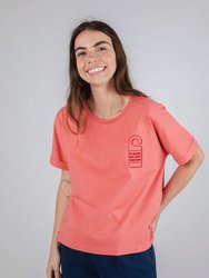 Do Not Disturb Oversize T-Shirt Rosé - Pink