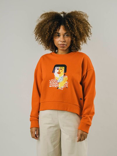 Brava Fabrics Roda Face Sweatshirt Chilli product