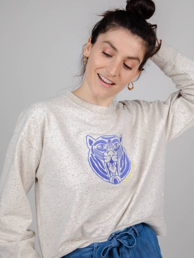 Brava Fabrics Tiger Rounded Sweatshirt - Ecru product
