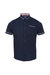 Brave Soul Mens Colvin Short Sleeve Shirt With Contrast Check Detail (Navy) - Navy