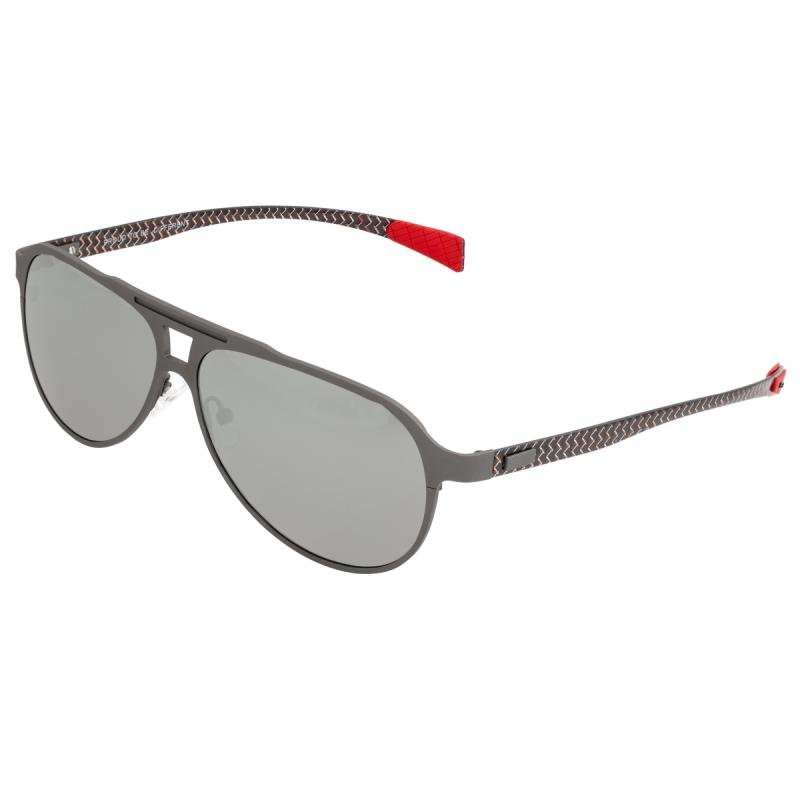 Breed Apollo Titanium And Carbon Fiber Polarized Sunglasses In Grey