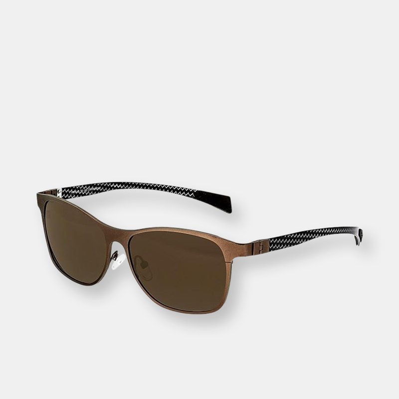 Breed Templar Titanium Polarized Sunglasses In Brown