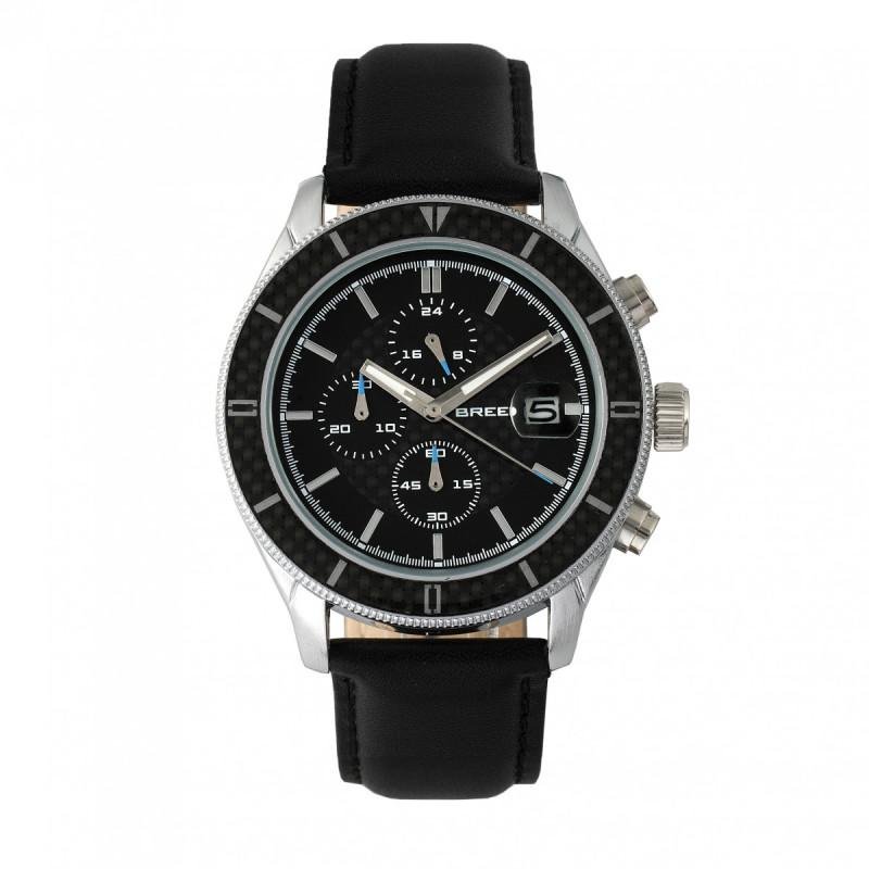 Breed Maverick Chronograph Men's Watch With Date In Black