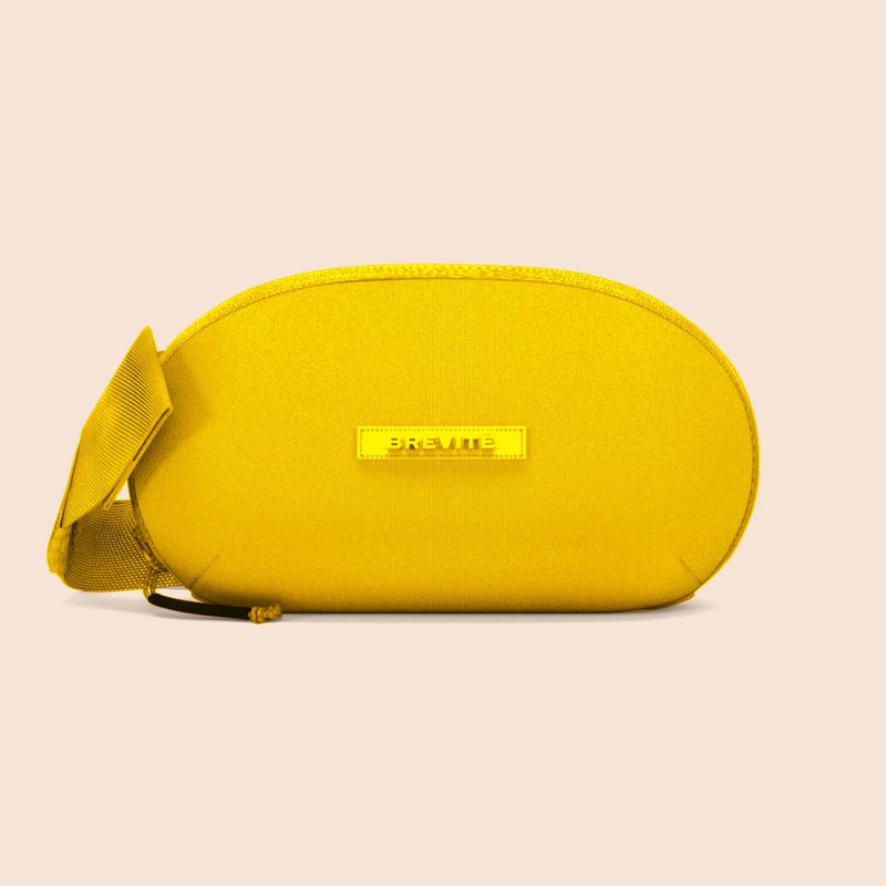 Shop Brevitē The Belt Bag In Yellow