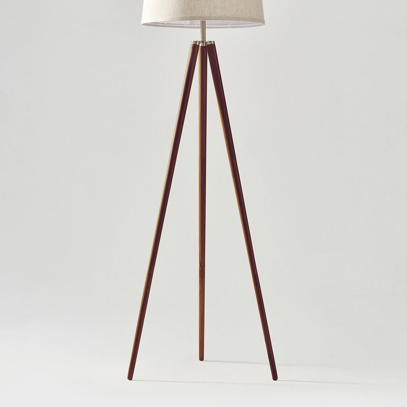 Brightech Emma Led Floor Lamp In Brown