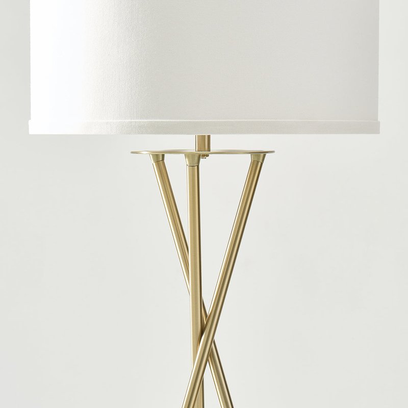 Brightech Jaxon Led Floor Lamp In Gold