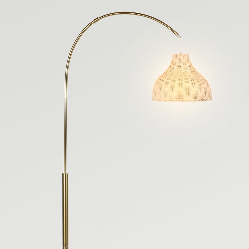 Brightech Lark Led Floor Lamp In Gold