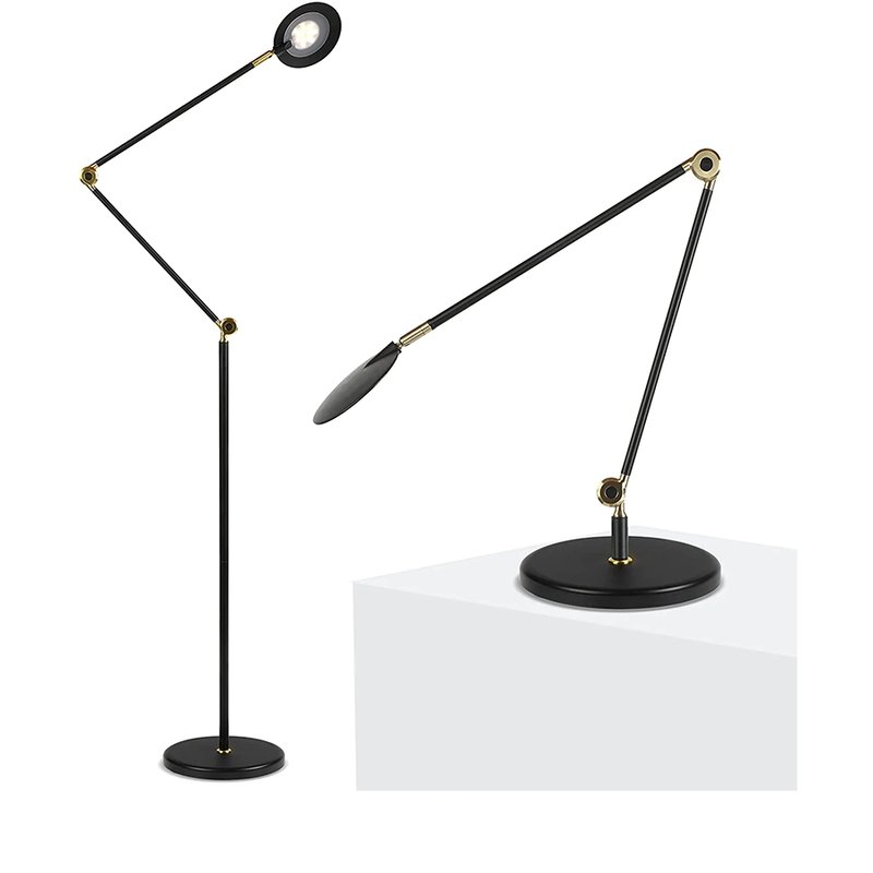 Brightech Sage 2-in-1 Led Reading Lamp In Black