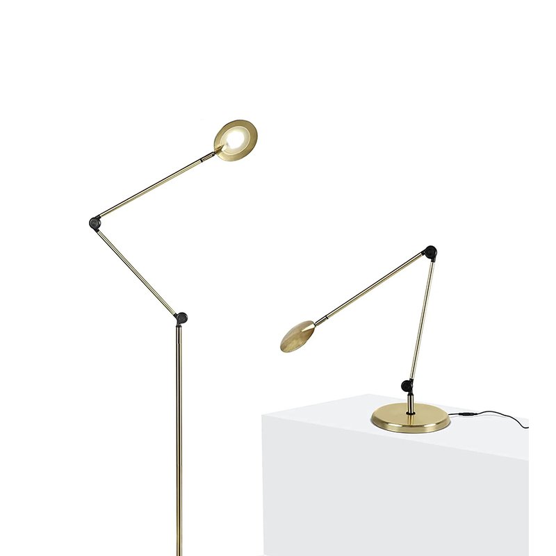Brightech Sage 2-in-1 Led Reading Lamp In Gold
