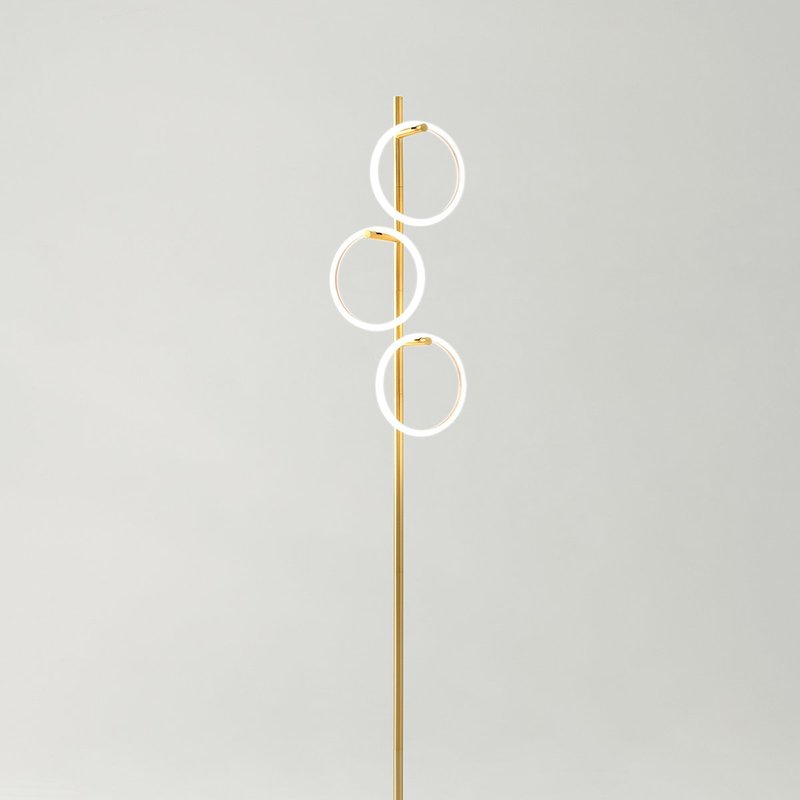 Brightech Saturn Led Floor Lamp In Gold