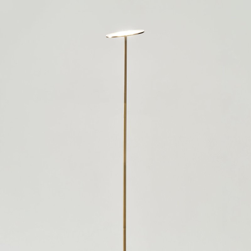 Brightech Sky Led Torchiere Floor Lamp In Gold