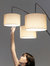 Trilage 3 Head LED Arc Floor Lamp