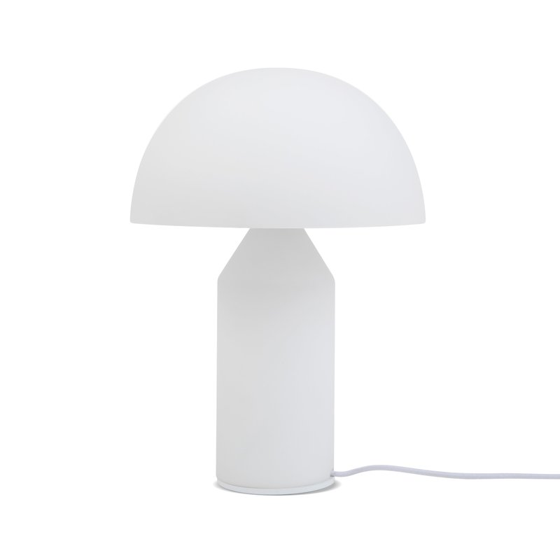 Shop Brightech Venus Glass Led Table Lamp In White