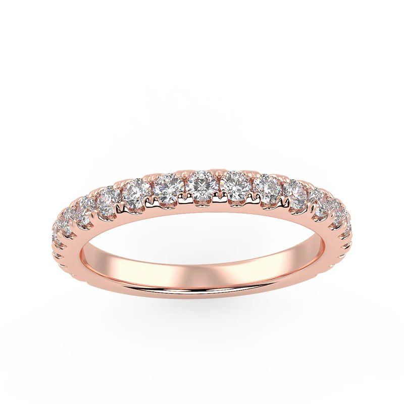 Brilliant Carbon River Of Light Band In Rose Gold (1.05 Ct. Tw.) In Pink