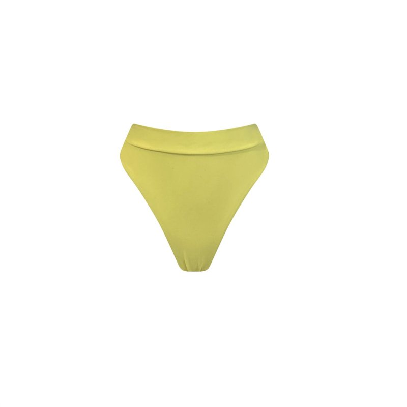 Shop Brisea Swim Brittany Bikini Bottom In Limoncello In Yellow