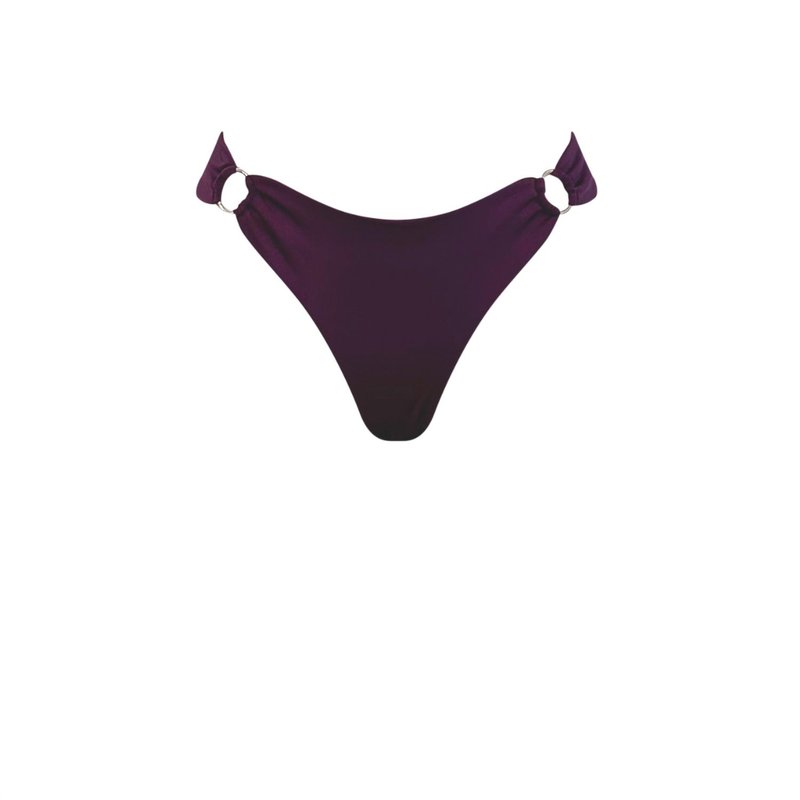 Shop Brisea Swim Sam Bottom In Merlot In Purple