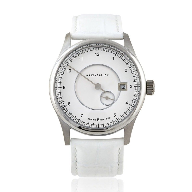 Brix + Bailey The  White Wade Automatic Mens Unisex Women's Wrist Watch Form 2