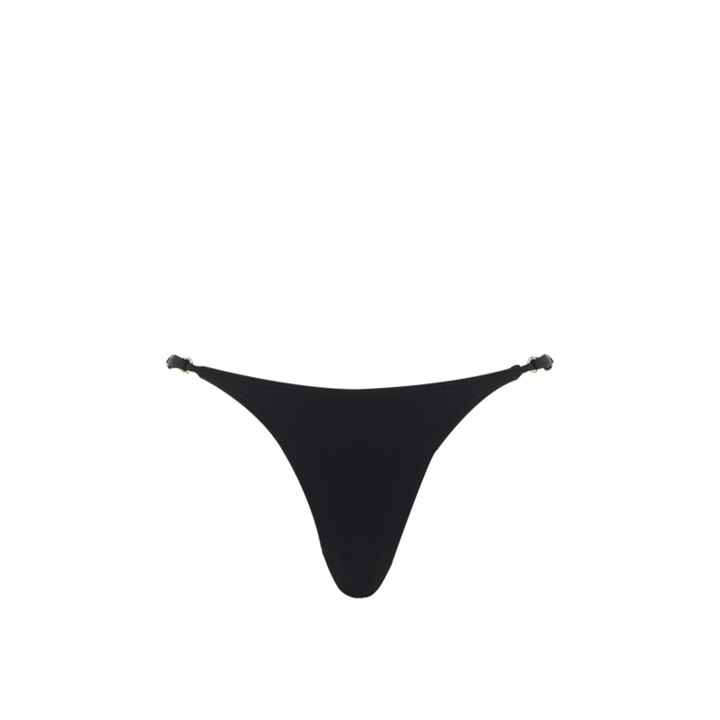 Shop Bromelia Swimwear Bahia Adjustable Bikini Bottoms In Black