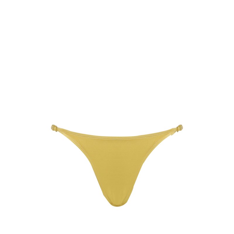 Bromelia Swimwear Bahia Adjustable Bottoms In Yellow