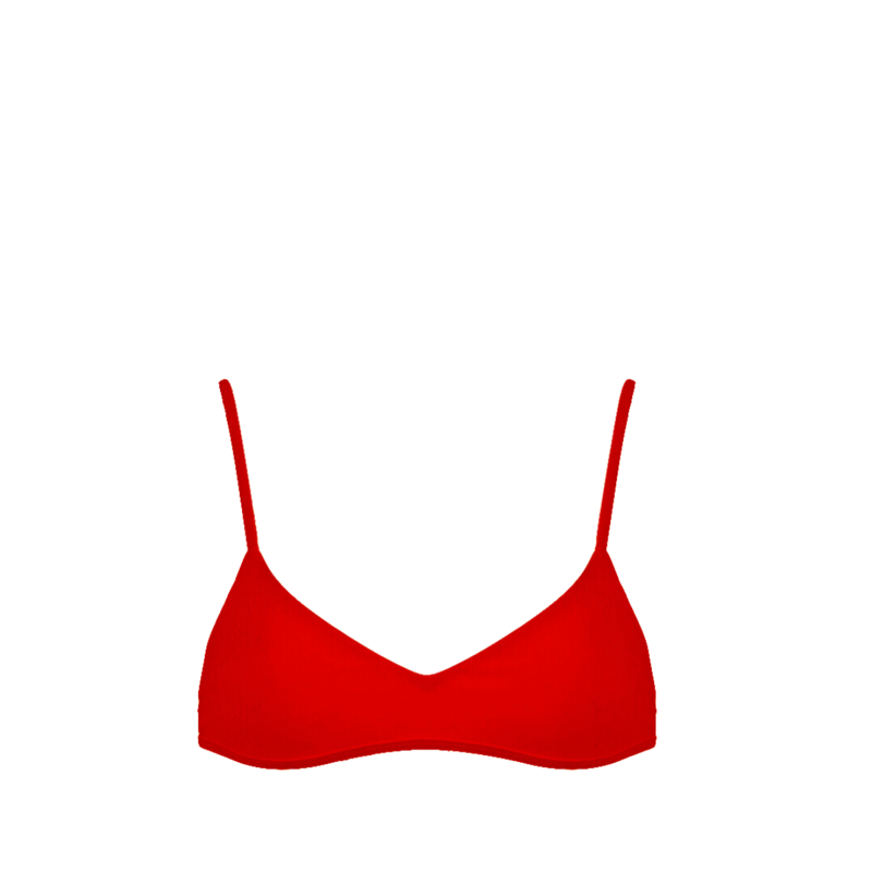 Shop Bromelia Swimwear Bahia String Top In Red