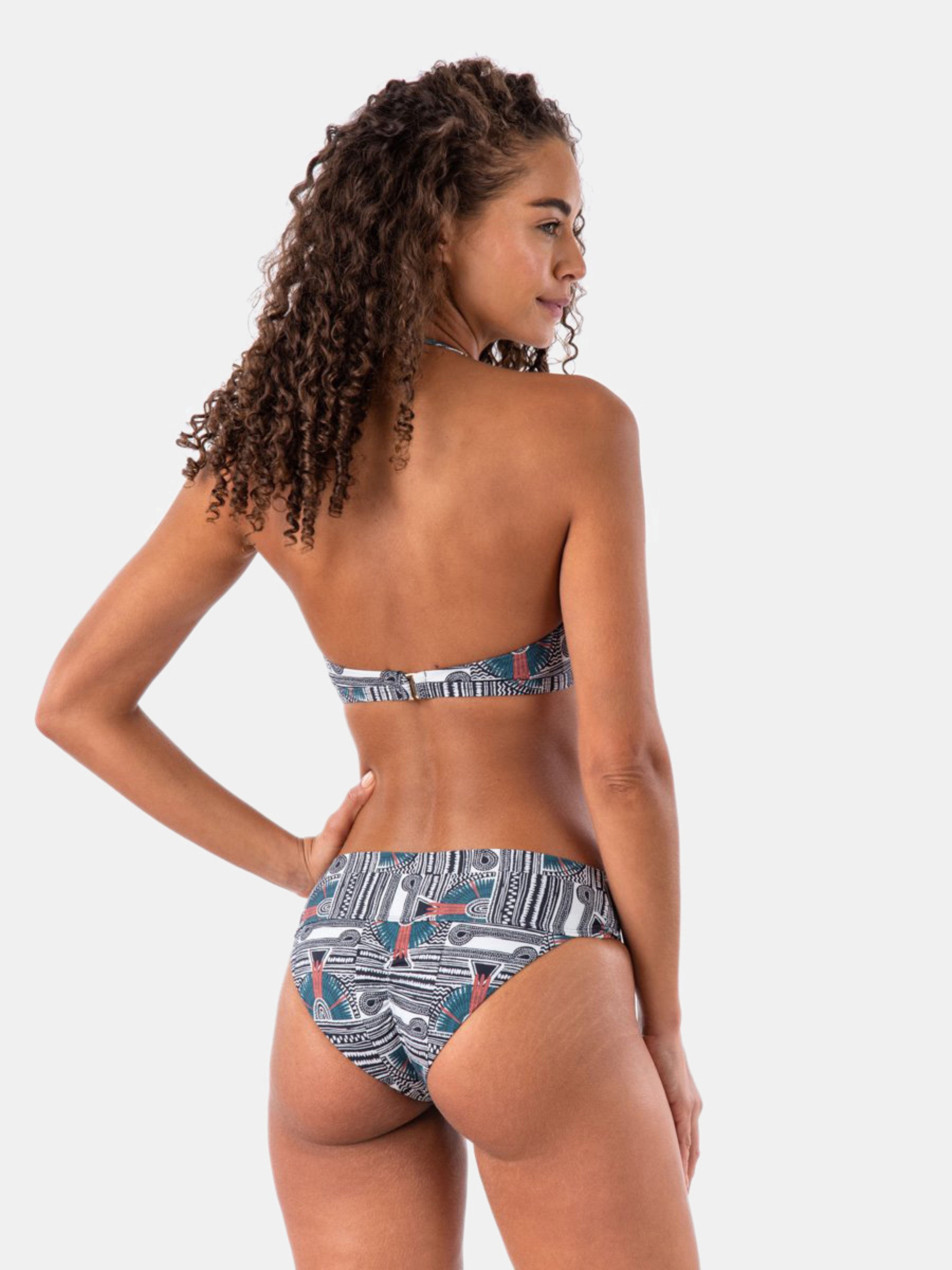 Bromelia Swimwear Belo Horizonte Bikini Bottoms In Grey